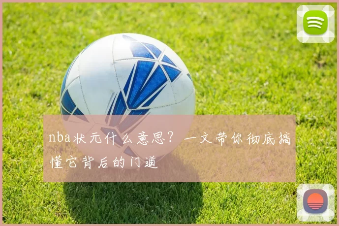 nba状元什么意思？一文带你彻底搞懂它背后的门道