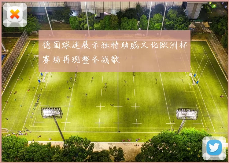 德国球迷展示独特助威文化欧洲杯赛场再现整齐战歌